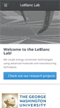 Mobile Screenshot of leblanclab.com